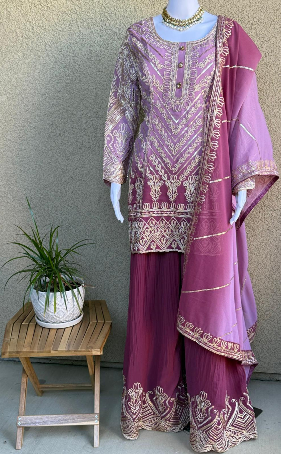 Gulnaar Palazzo Set